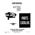 Continental O-470-A,B,E,J Parts Catalog F-O80